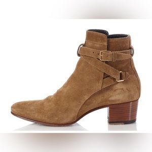 Saint Laurent Tan Jodhpur Suede Boots EU 35.5 US 5.5